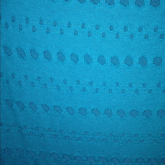 Eight Sixty dark teal eyelet dress - Picture 5 of 8